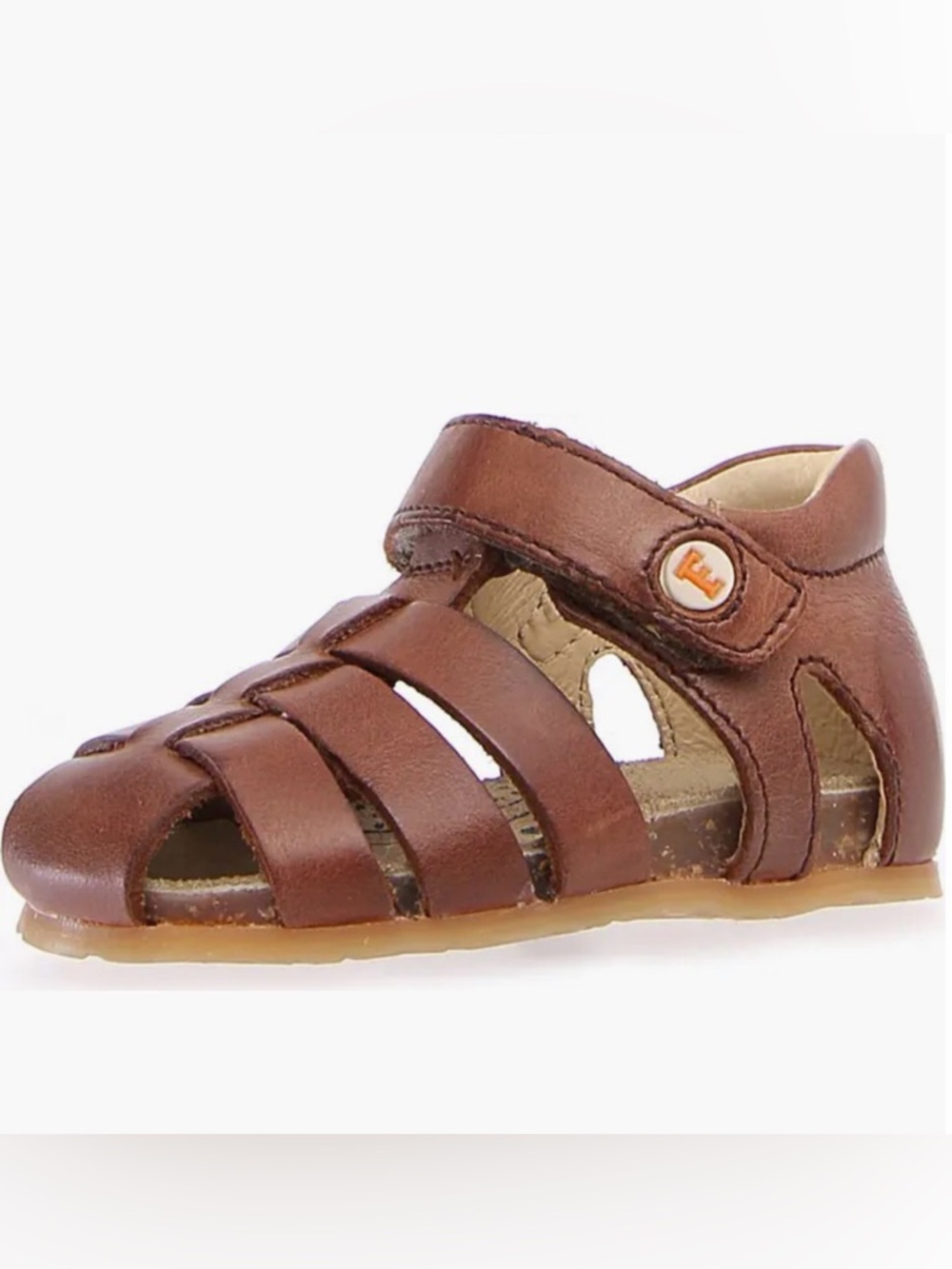 NWT NATURINO Falcotto Alby Fisherman Sandal in Cuoio
